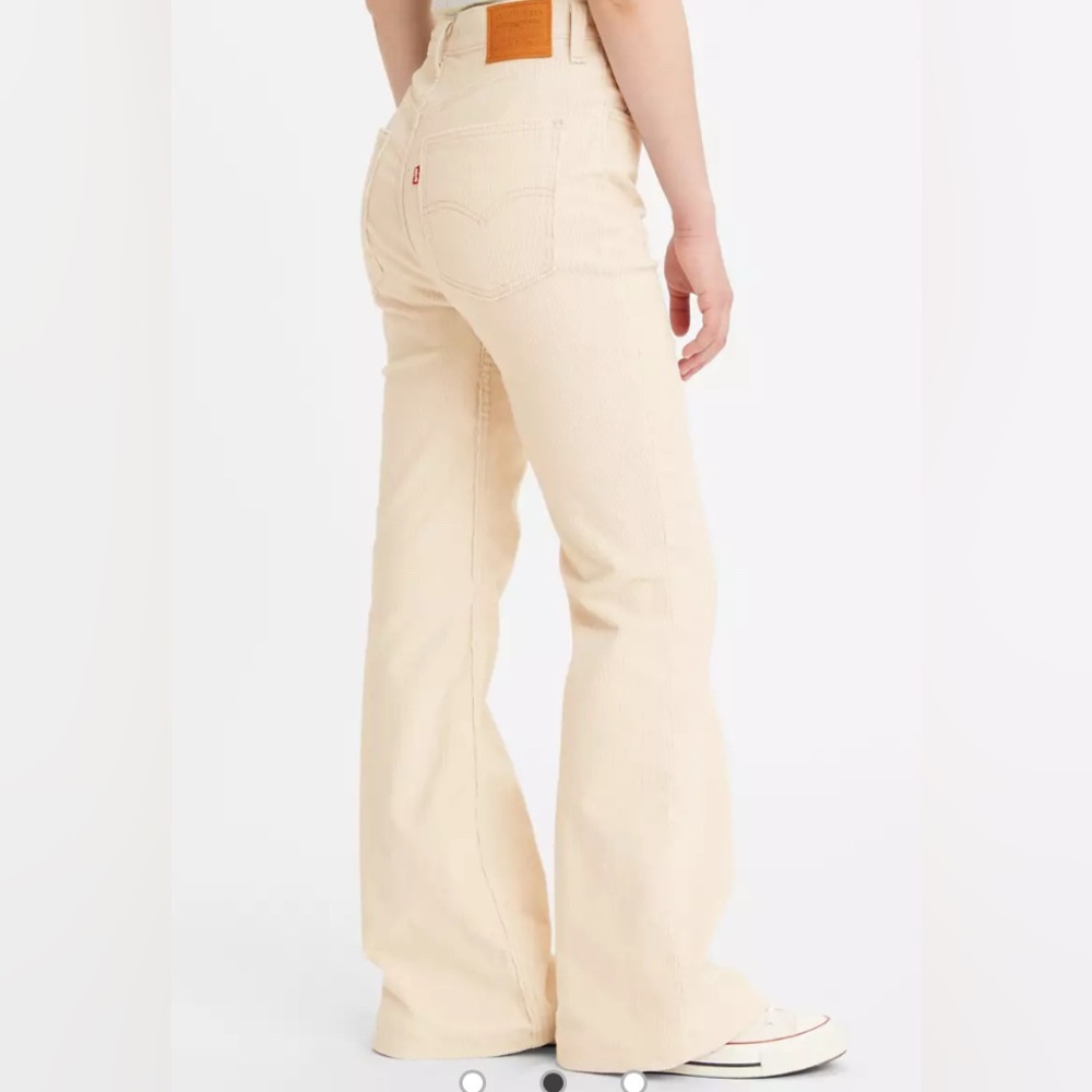 70'S HIGH RISE FLARE CORDUROY WOMEN'S JEANS - Picture 7 of 7